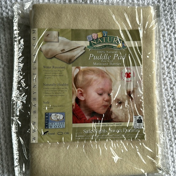 natura world Bedding Organic Crib Puddle Pad Poshmark